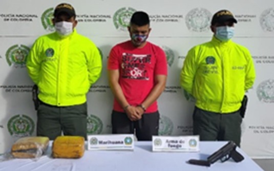 Vivienda fue allanada en el barrio el Jordan por venta de estupefacientes