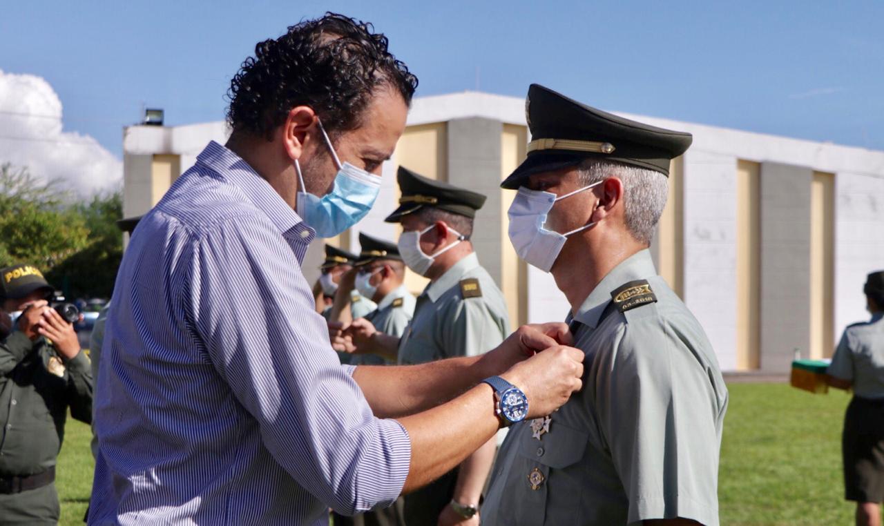 Gran reconocimiento a la Policía Nacional envía el Gobierno departamental