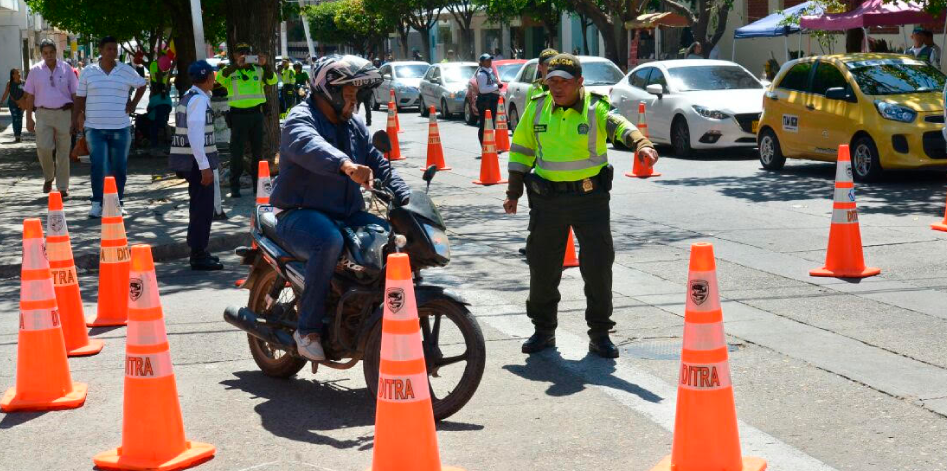 infracción de tránsito