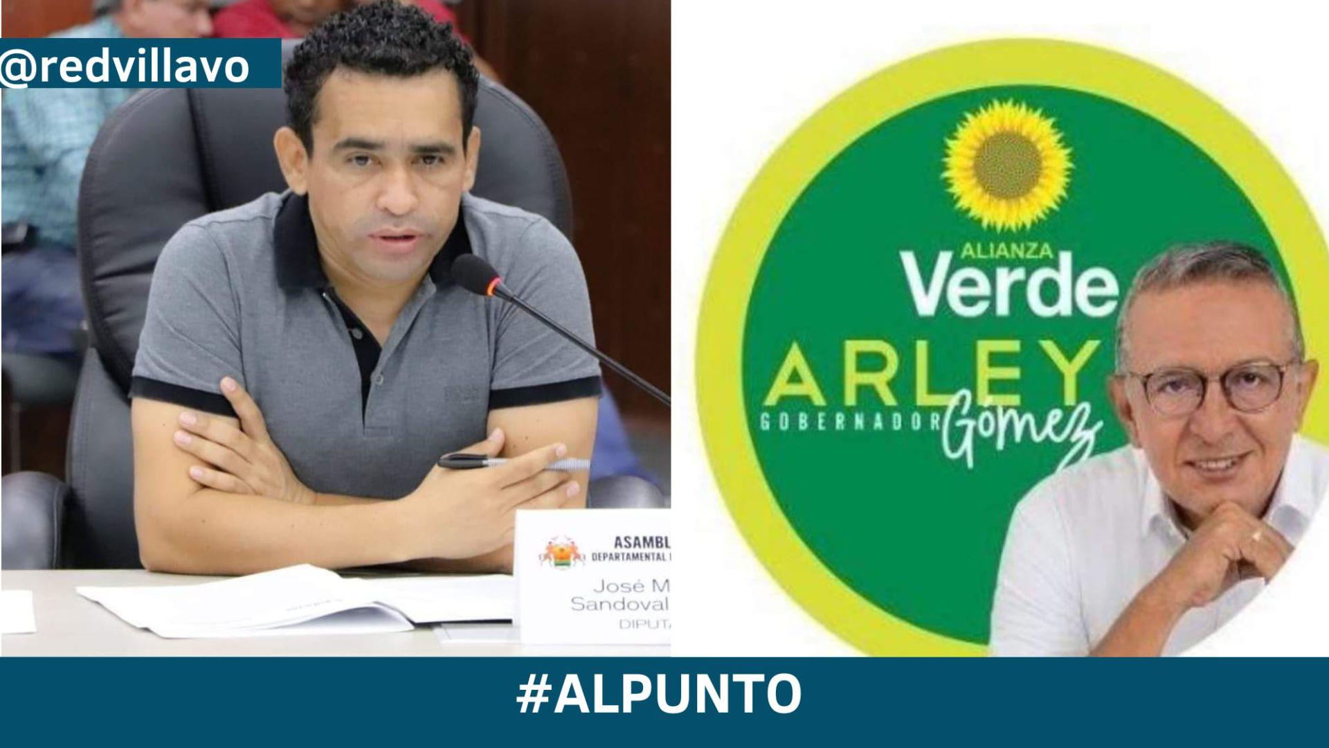 El diputado José Manuel Sandoval le pide al partido verde que avale, a Arley Gomez a la Gobernación del Meta