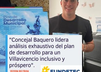 «Concejal Baquero lidera análisis exhaustivo del plan de desarrollo para un Villavicencio inclusivo y próspero».