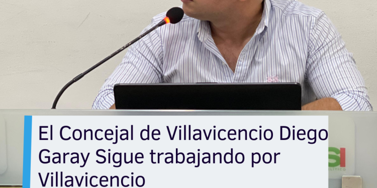 _Concejal Diego Garay presenta ponencias clave para Villavicencio