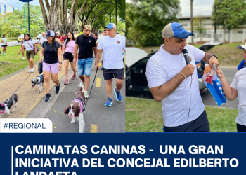 CAMINATAS CANINAS –  UNA GRAN INICIATIVA DEL CONCEJAL EDILBERTO LANDAETA