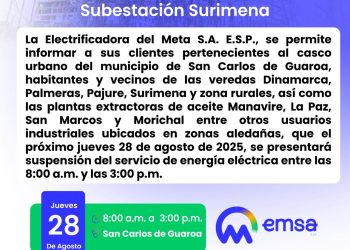Mantenimiento Correctivo Subestación Surimena