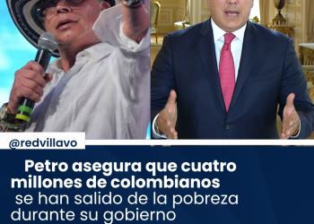 Petro asegura que cuatro millones de colombianos han salido de la pobreza durante su gobierno