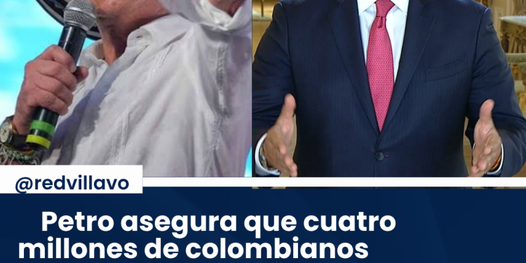 Petro asegura que cuatro millones de colombianos han salido de la pobreza durante su gobierno
